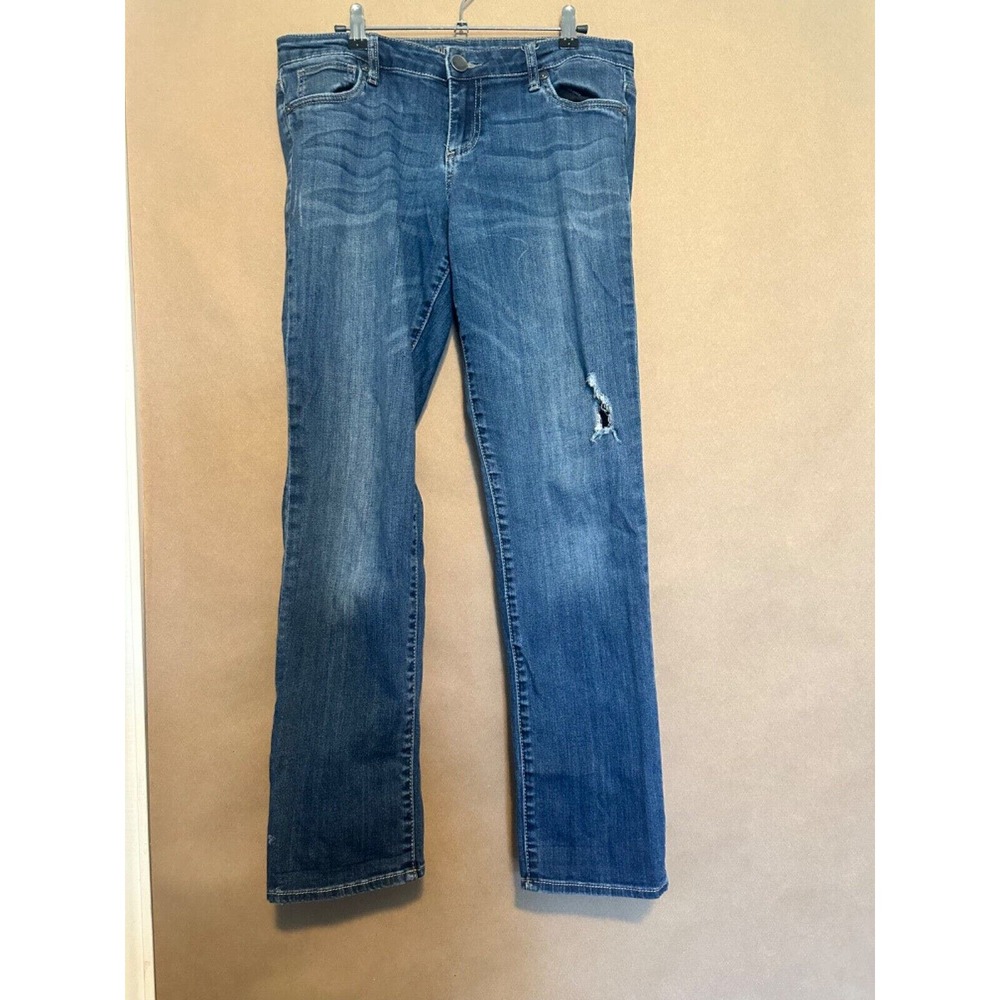KUT From The Kloth Straight Jeans Women's Size 8 Blue 5-Pocket